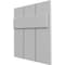 Ekena Millwork 12"W x 12"H True Fit PVC Joined Board-n-Batten Shutters Sample, Primed SAMPLE-TFPBBPR - alternate 5